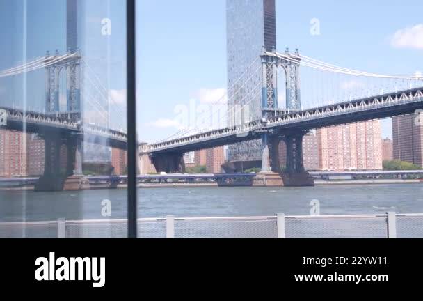 New York City Manhattan Bridge Brooklyn Waterfront United States