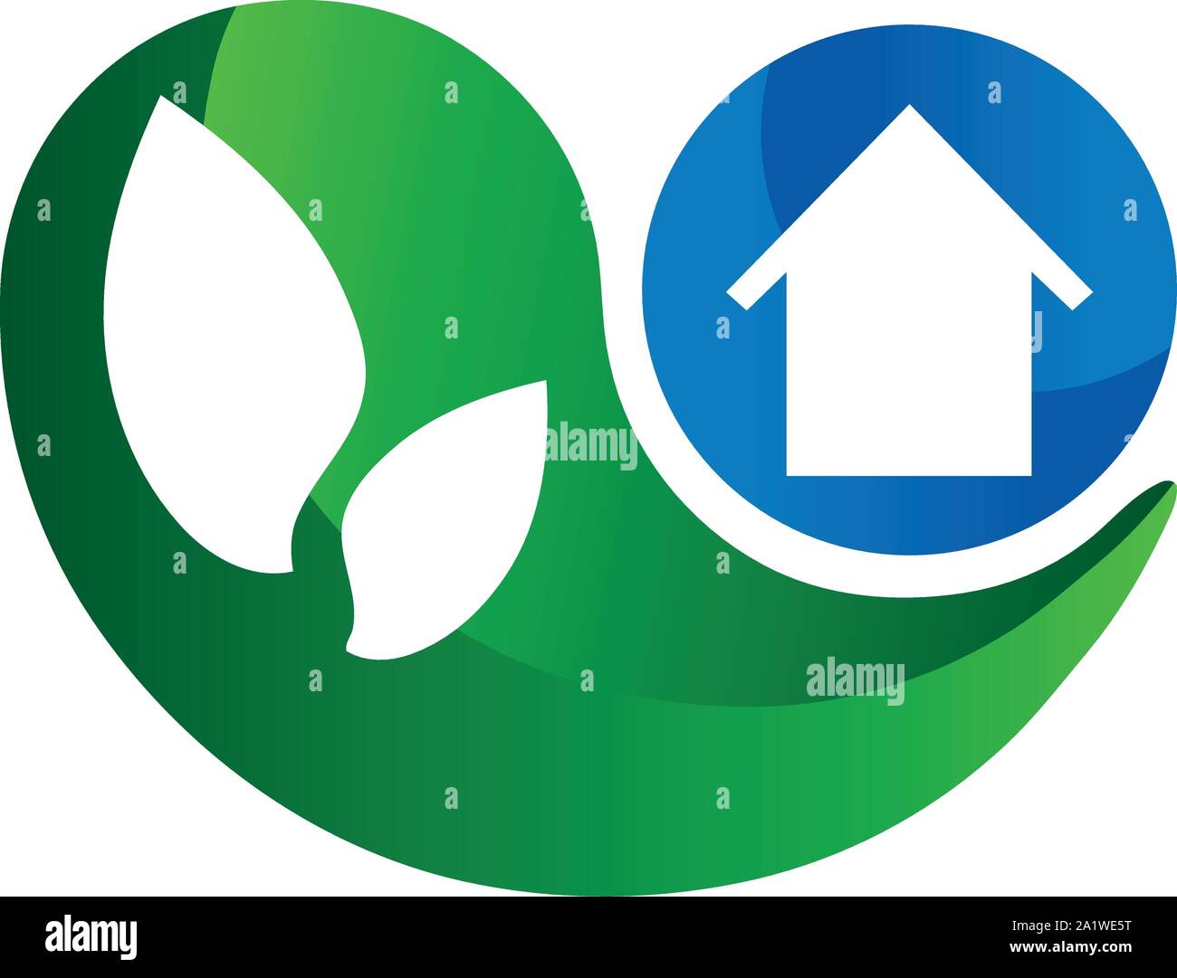 House Real Estate Eco House City Logo Stock Vector Image Art Alamy