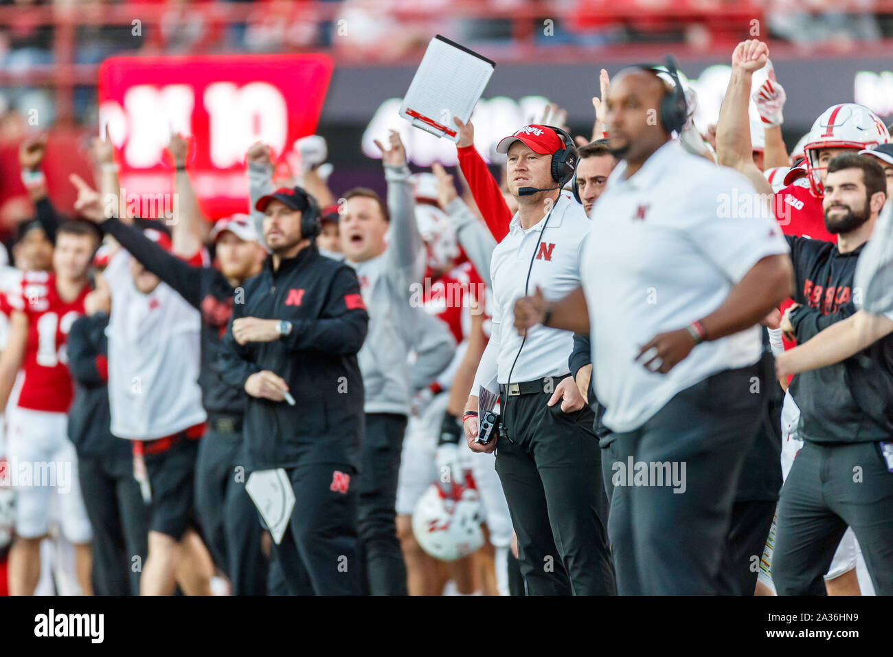 Lincoln Ne U S Th Oct Nebraska Cornhuskers Head Coach Scott