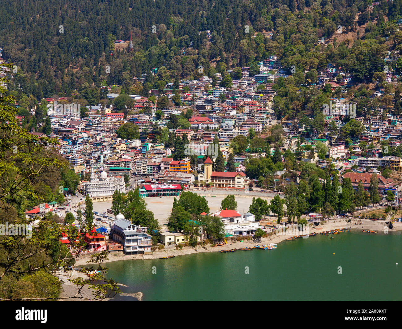 The Hill Station Of Nainital Uttarakhand India Stock Photo Alamy