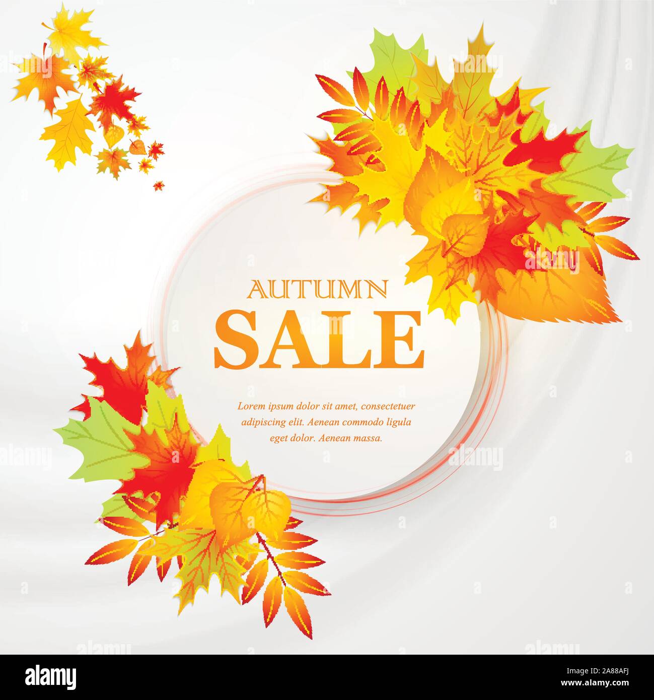 Fallen Leaves Stock Vector Images Alamy