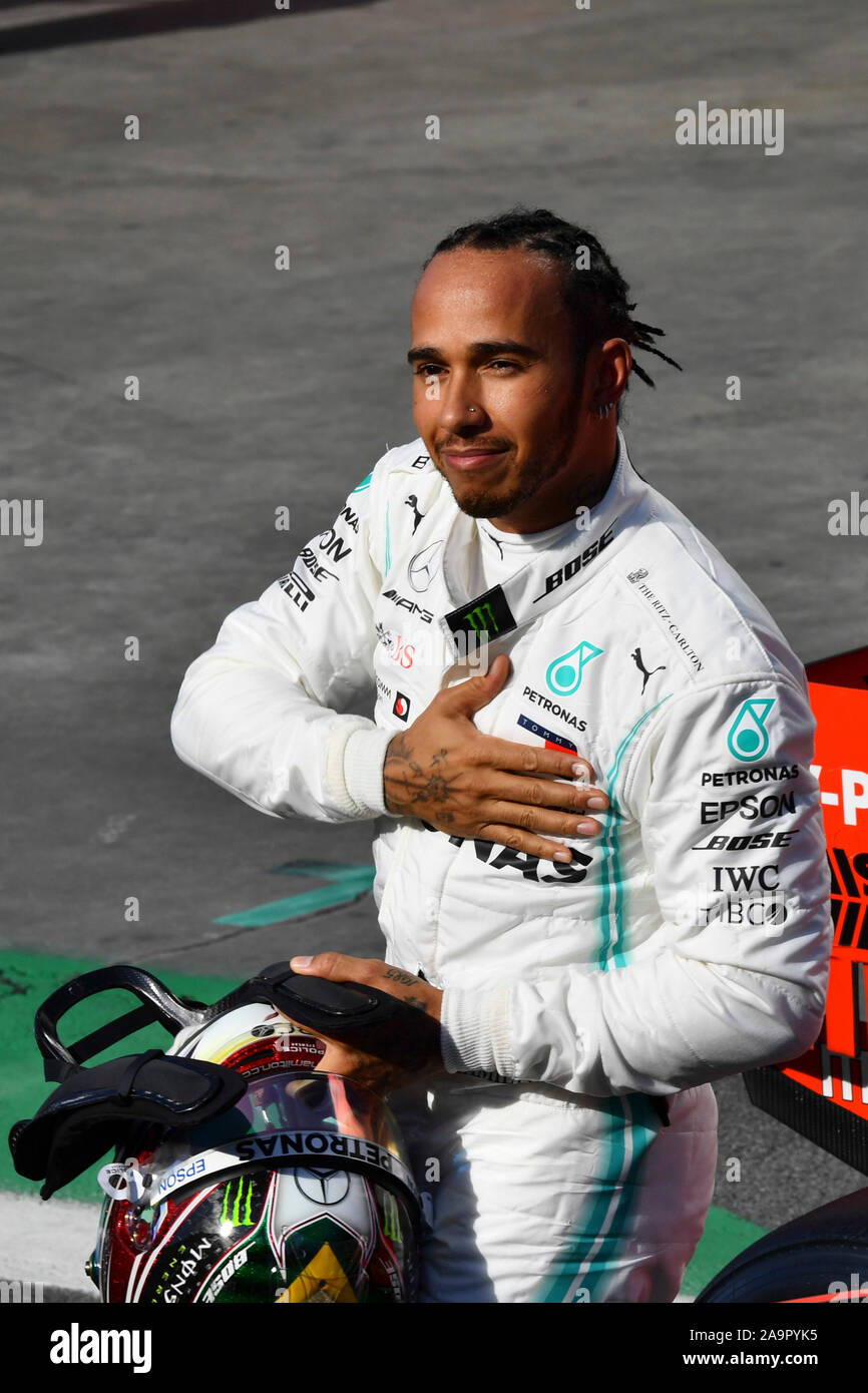 Sao Paulo Brazil 16th Nov 2019 44 Lewis Hamilton GBR Mercedes