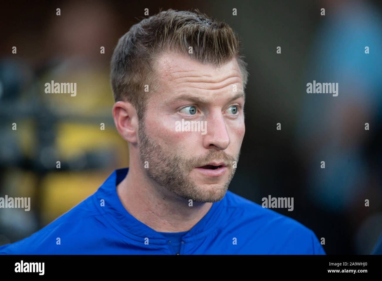 Los Angeles Ca Th Nov Los Angeles Rams Head Coach Sean Mcvay