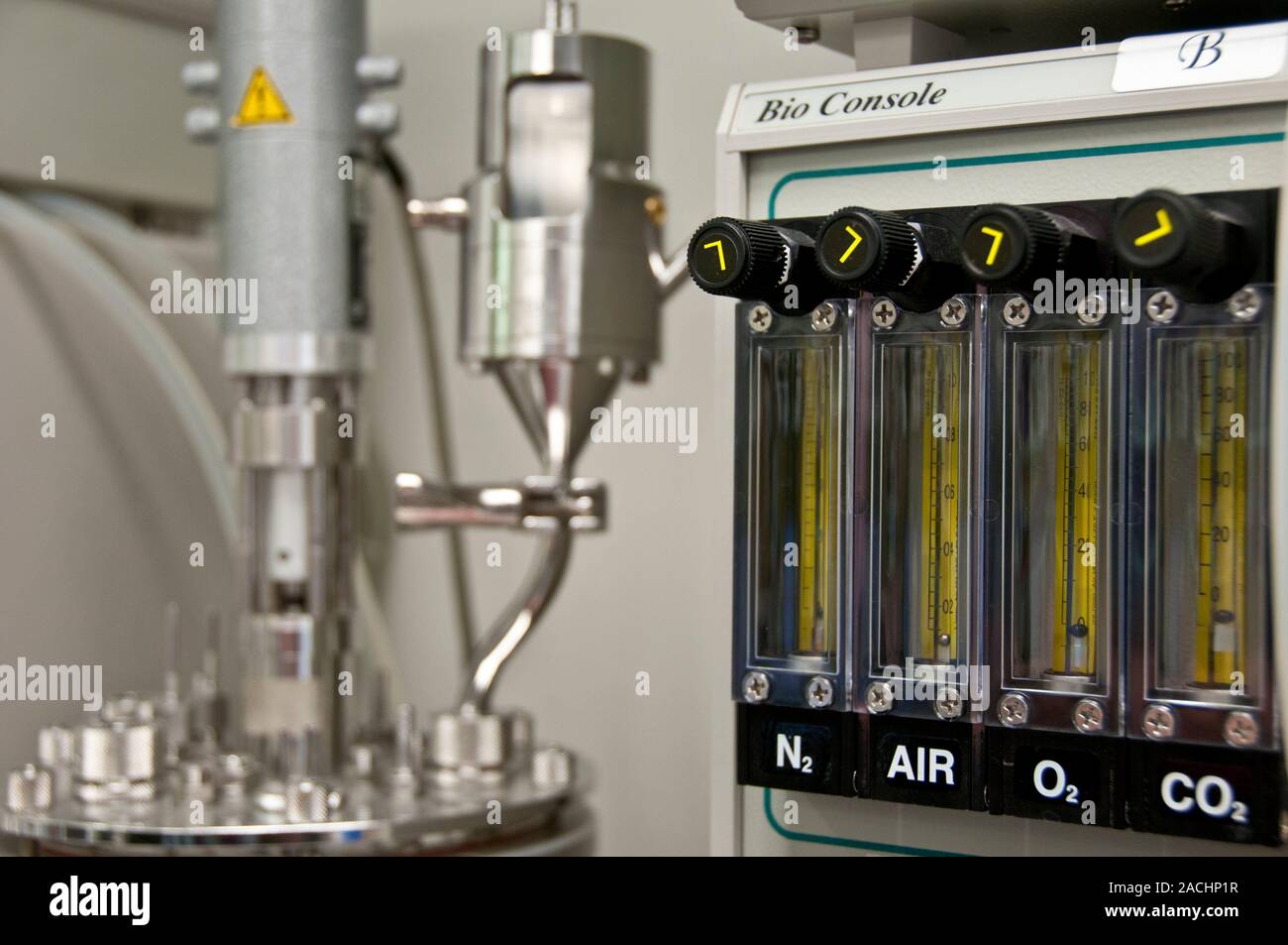 Microbiology Laboratory Gas Supply Control Console The Gases Are