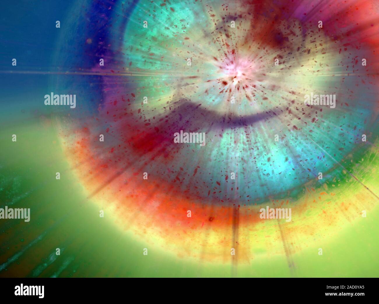 Big Bang Conceptual Image Computer Illustration Representing The