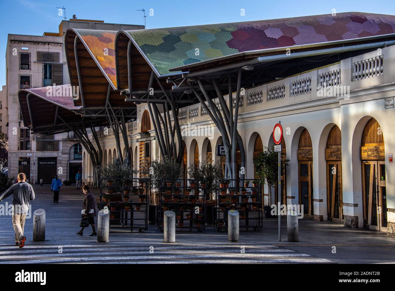 Mercado De Santa Caterina Barcelona Spain Stock Photo Alamy