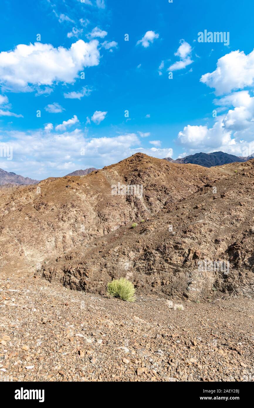 Arid Mountains Desert Landscape Stock Photo Alamy