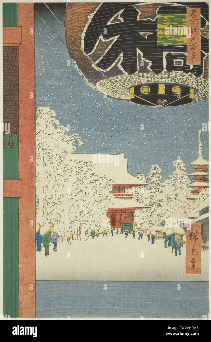 Utagawa Hiroshige Kinryuzan Temple At Asakusa Asakusa Kinryuzan