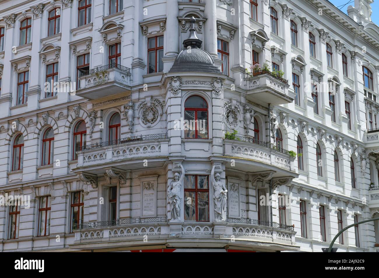 Altbau Grunewaldstraße Schöneberg Berlin Deutschland Stock Photo