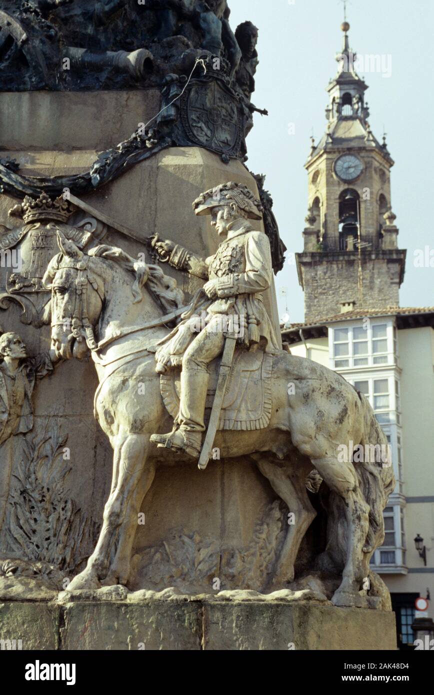 Plaza De La Virgen Blanca De Vitoria Hi Res Stock Photography And