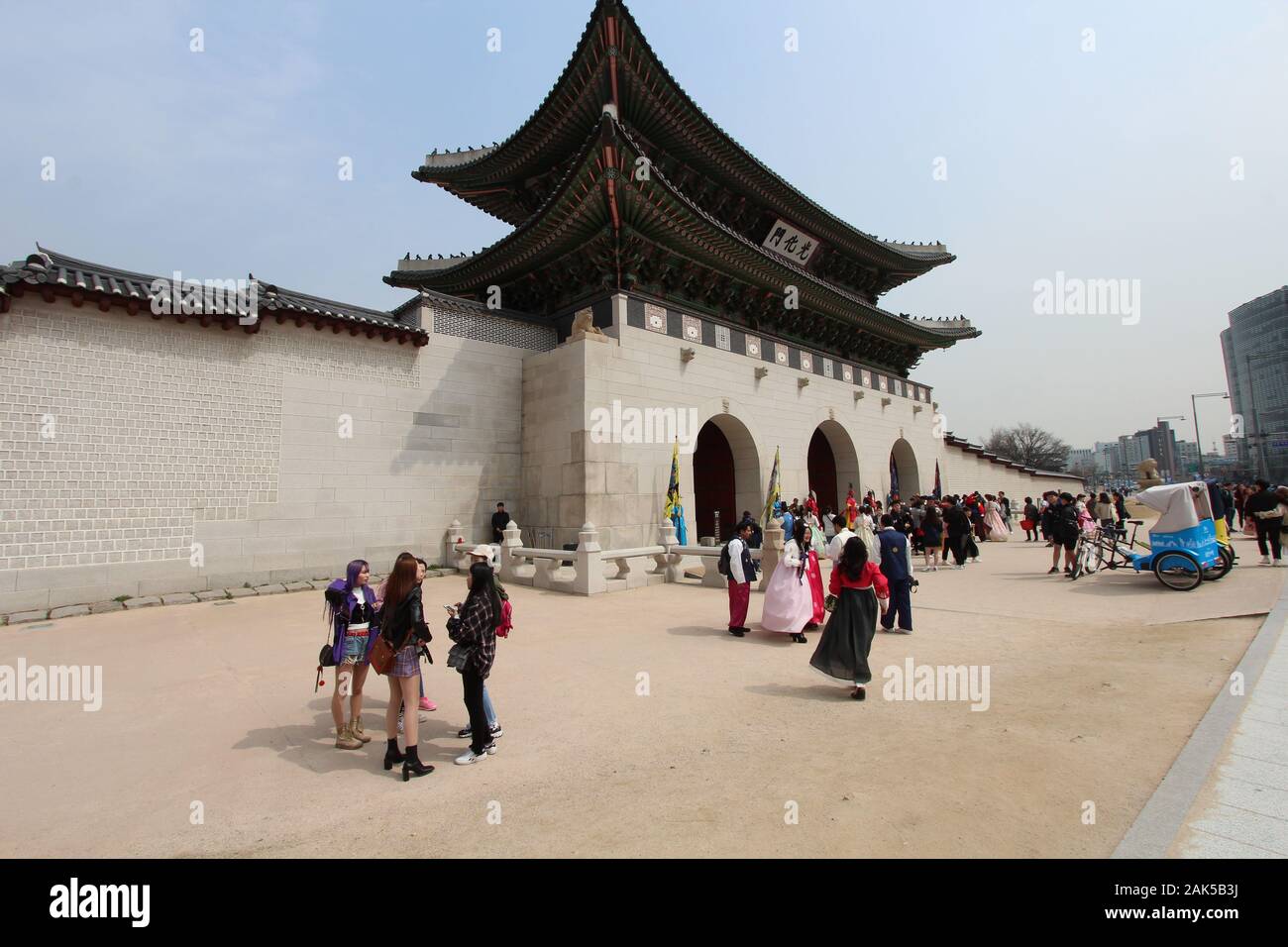 Gwanghwamun Seoul South Korea March St Southern Entrance Of