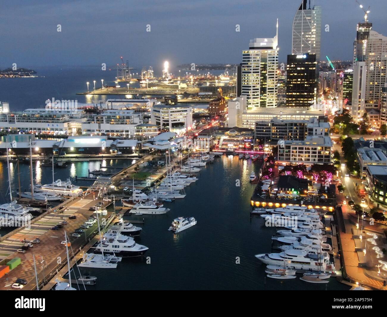 Viaduct Harbour Auckland New Zealand December The