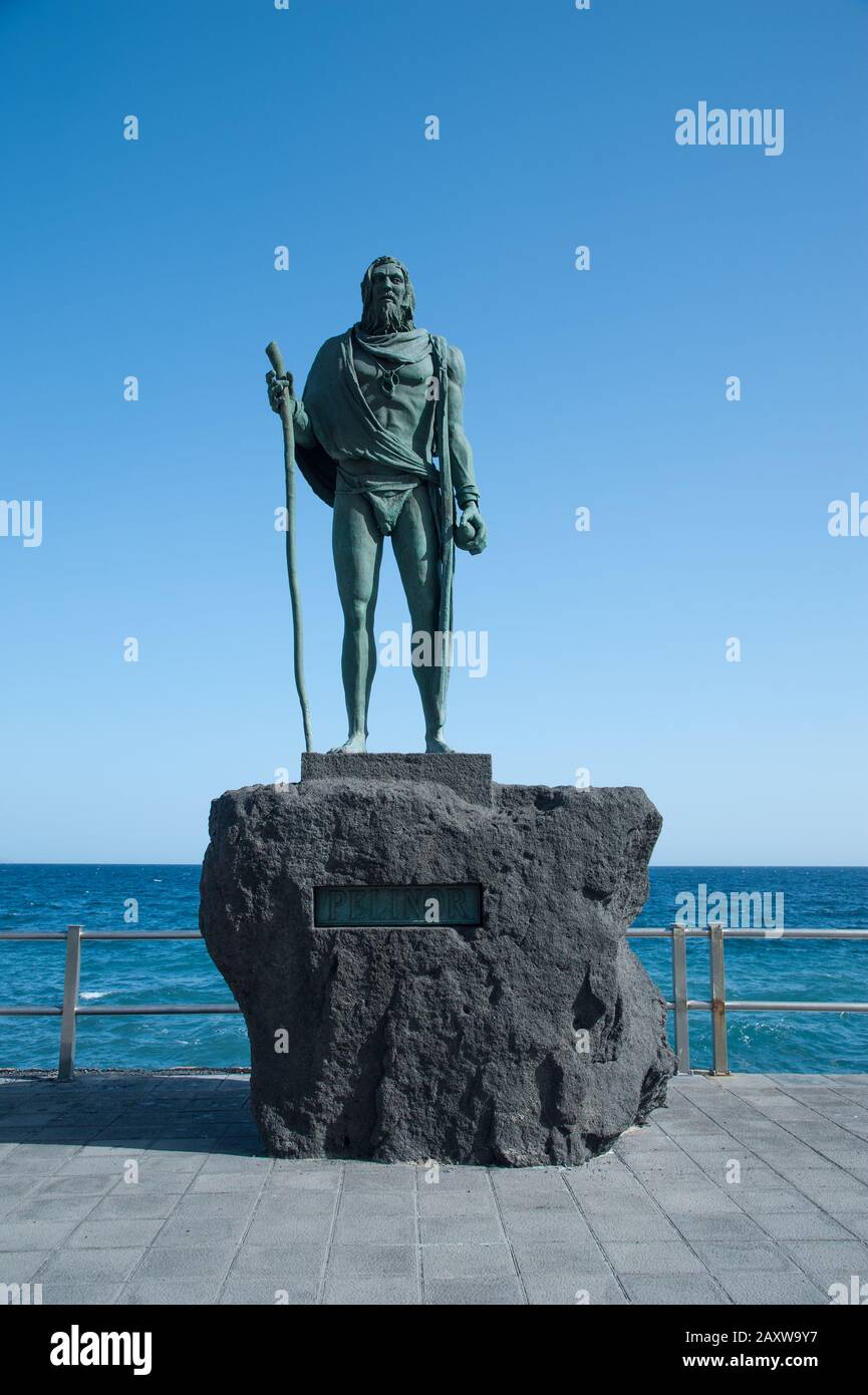 Statues Guanche Kings Candelaria Tenerife Hi Res Stock Photography And