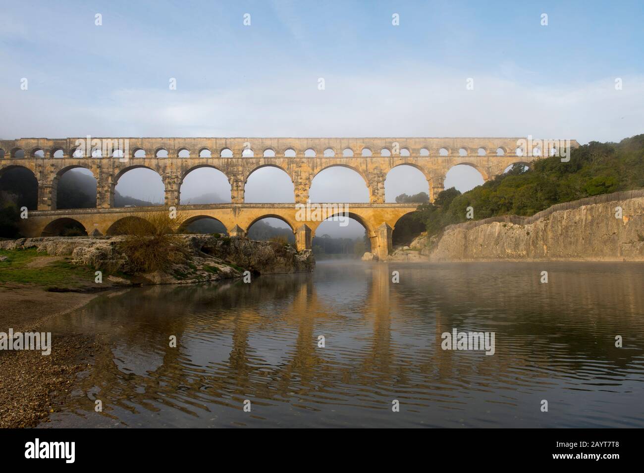 The Pont Du Gard Unesco World Heritage Site Built In The First