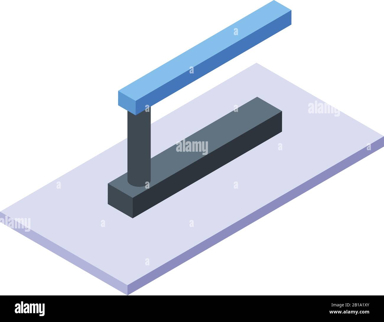 Steel Plastering Trowel Icon Isometric Style Stock Vector Image Art