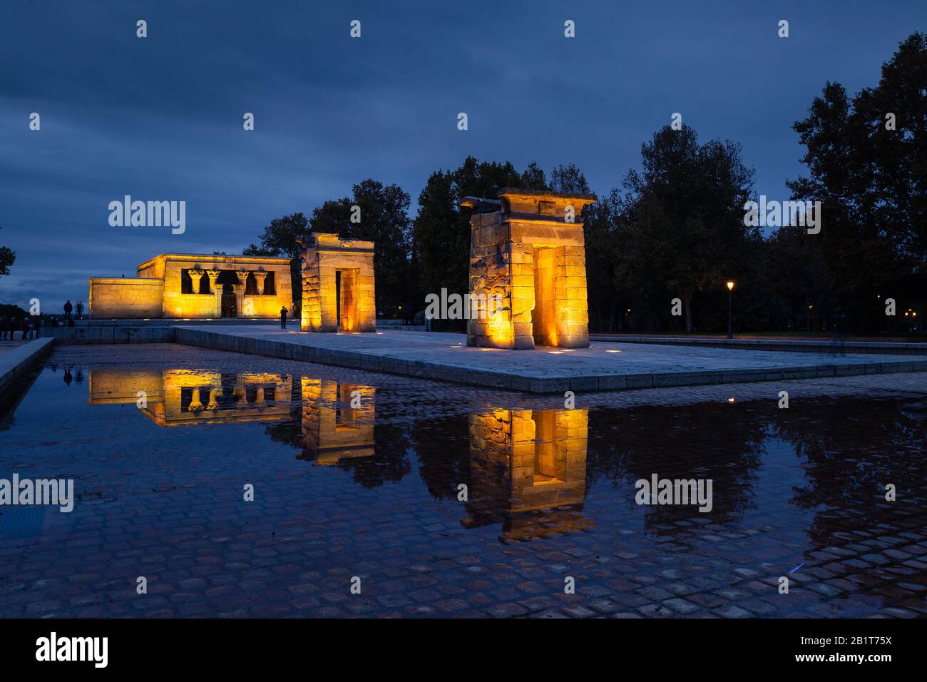 Temple Of Debod In Madrid Spain Stock Photo Alamy