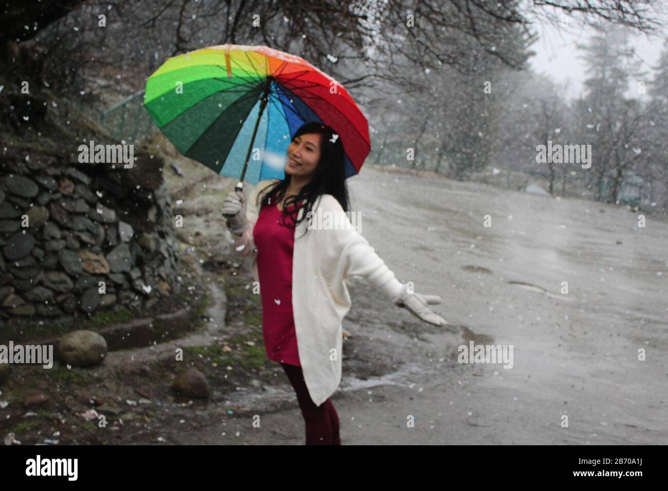 The Fresh Snowfall Spell In Jammu And Kashmir Tangmarg To The West Of