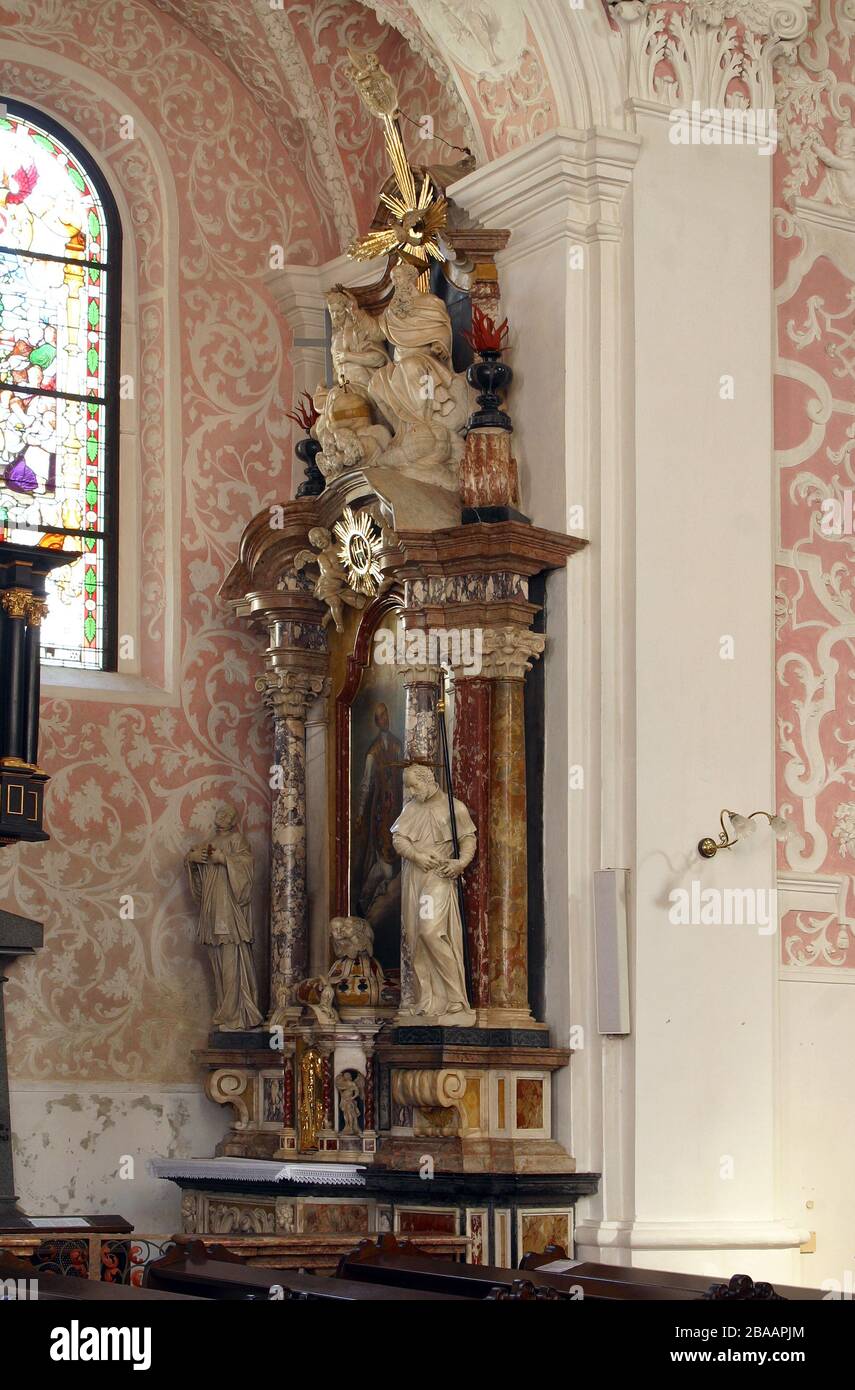 Altar Of St Ignatius Of Loyola In The Church Of Saint Catherine Of