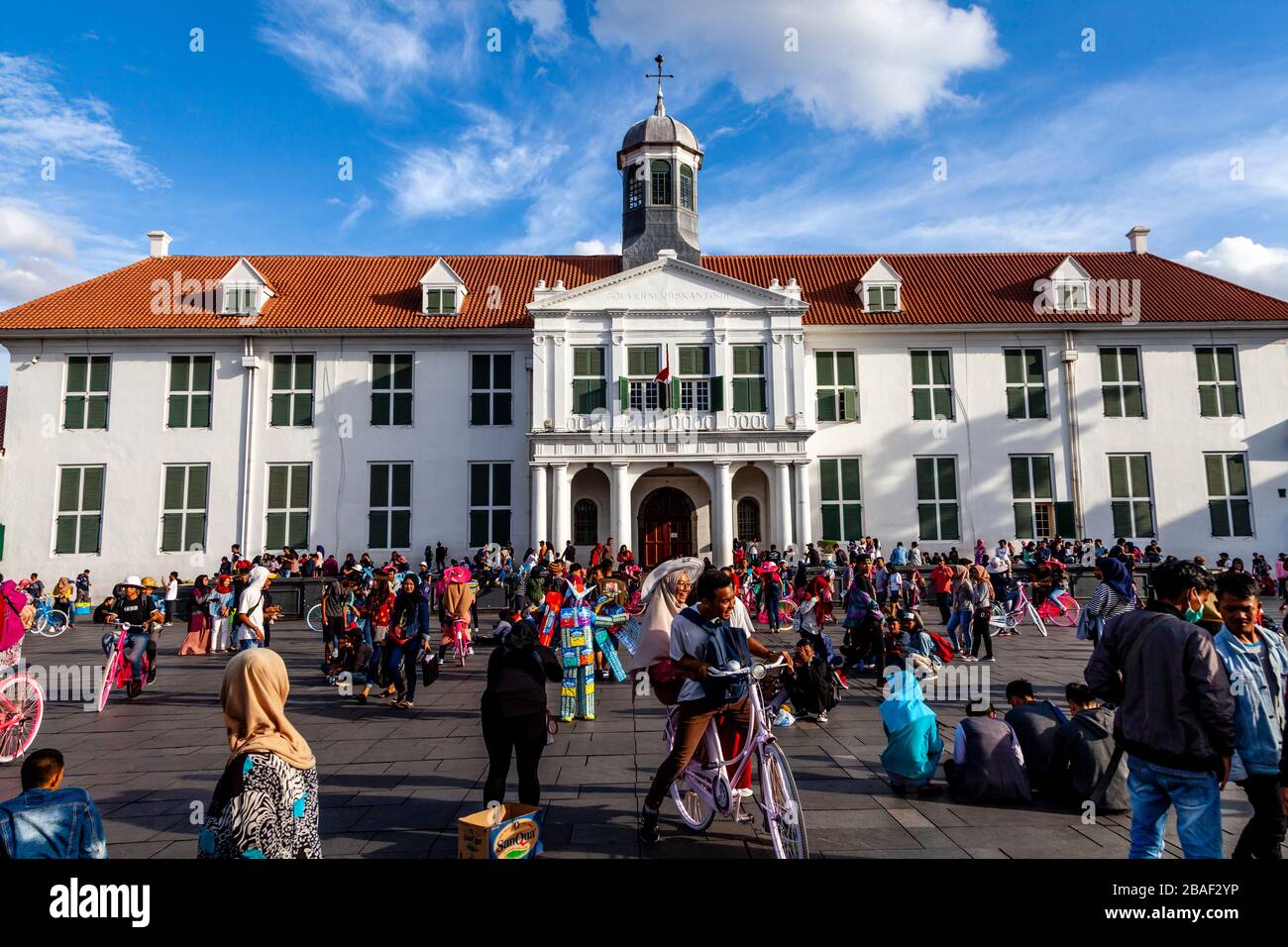 The Jakarta History Museum Fatahillah Square Jakarta Indonesia Stock