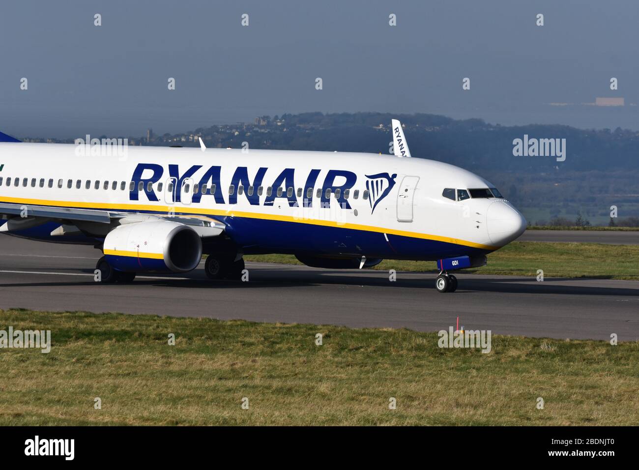 A Ryanair Aeroplane On The Ground At Lulsgate Bristol International