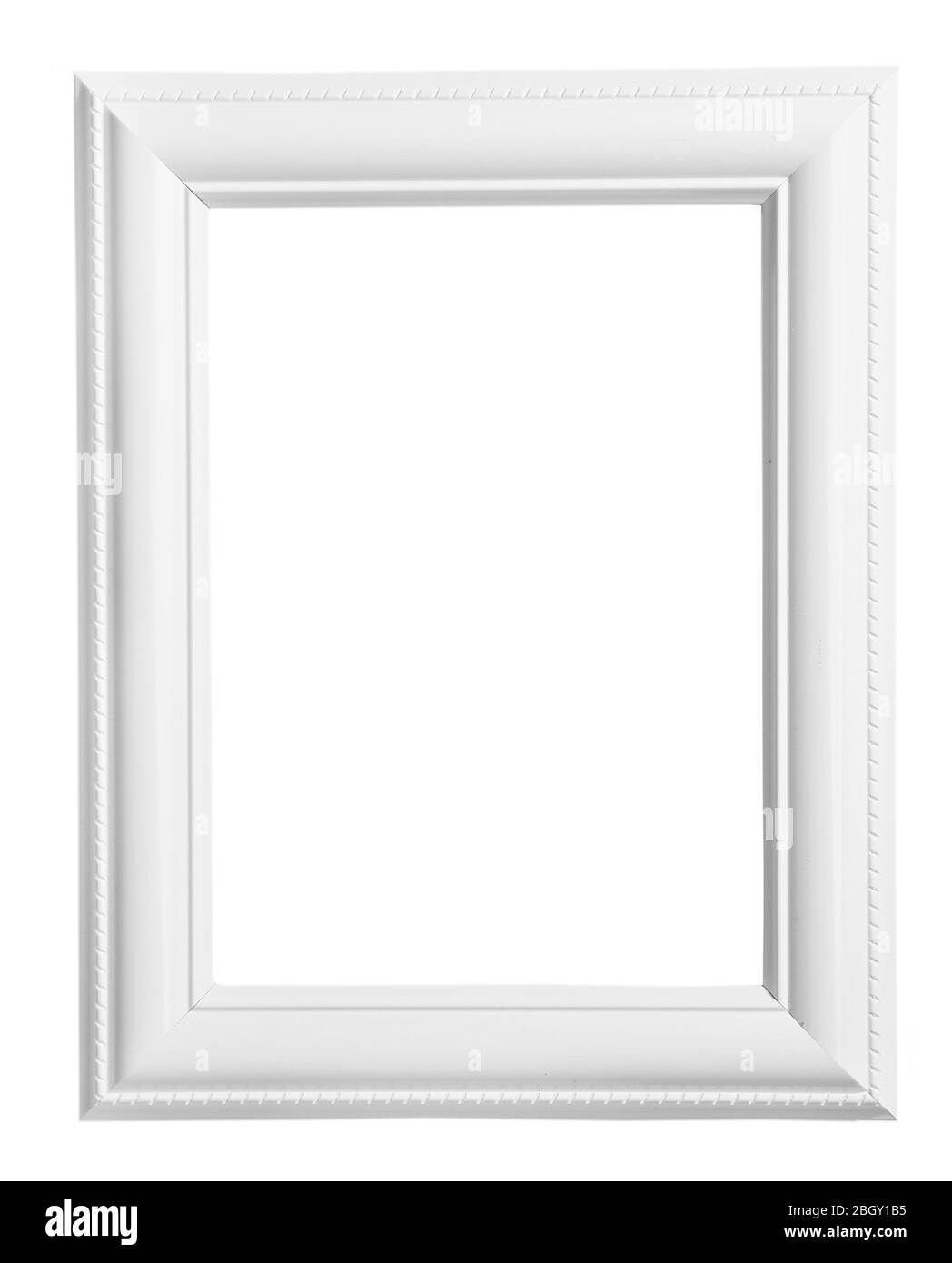 Photo Frame Isolated On White Stock Photo Alamy