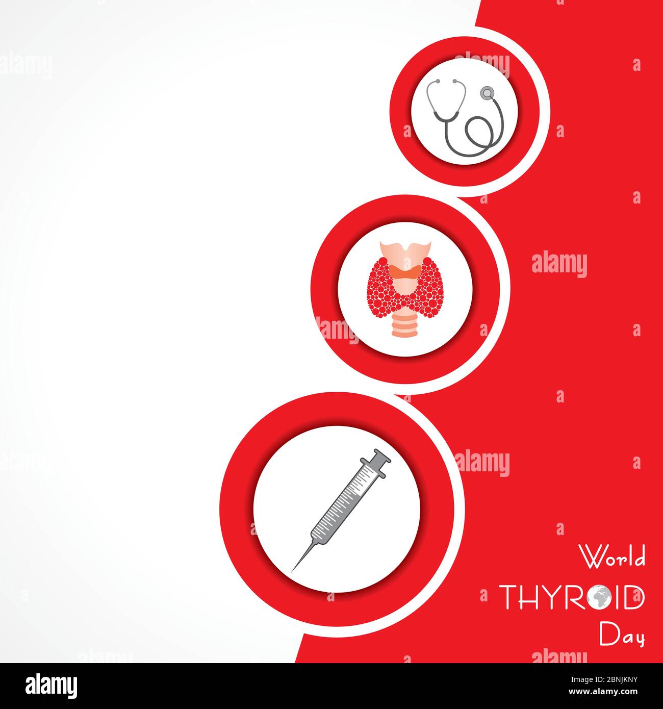 Vector Illustration For World Thyroid Day Which Is Held On May Can