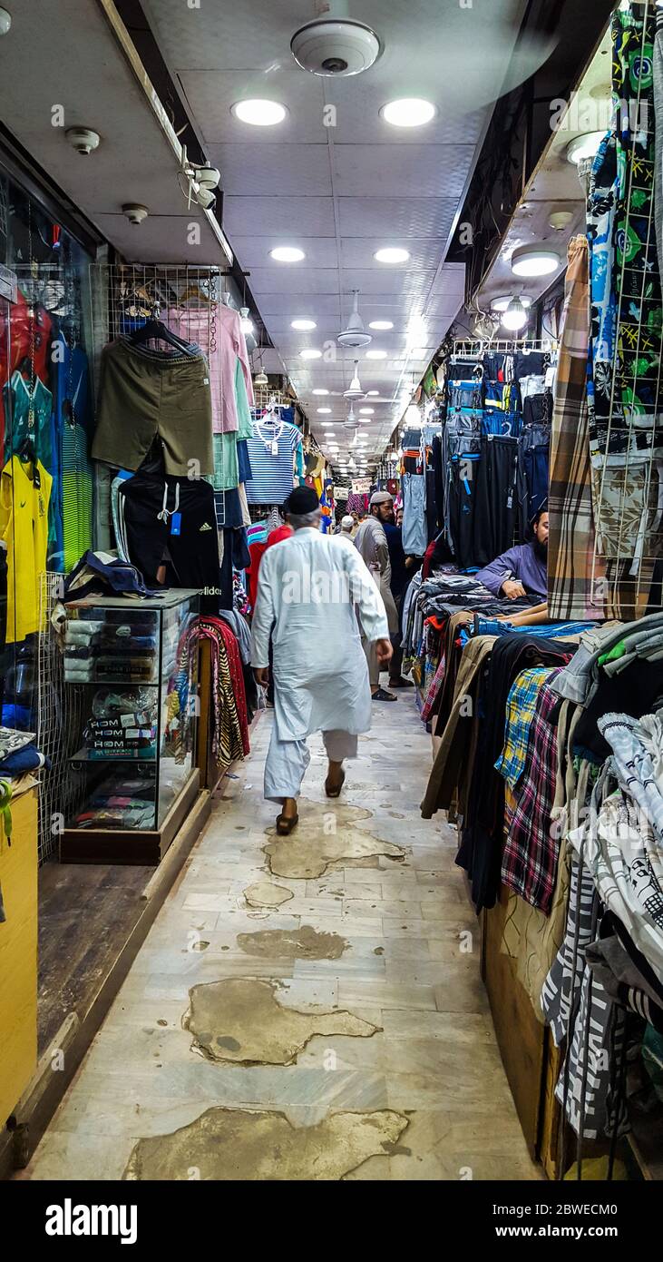 Cloth Shops At Zainab Market Saddar Bazar Karachi Pakistan