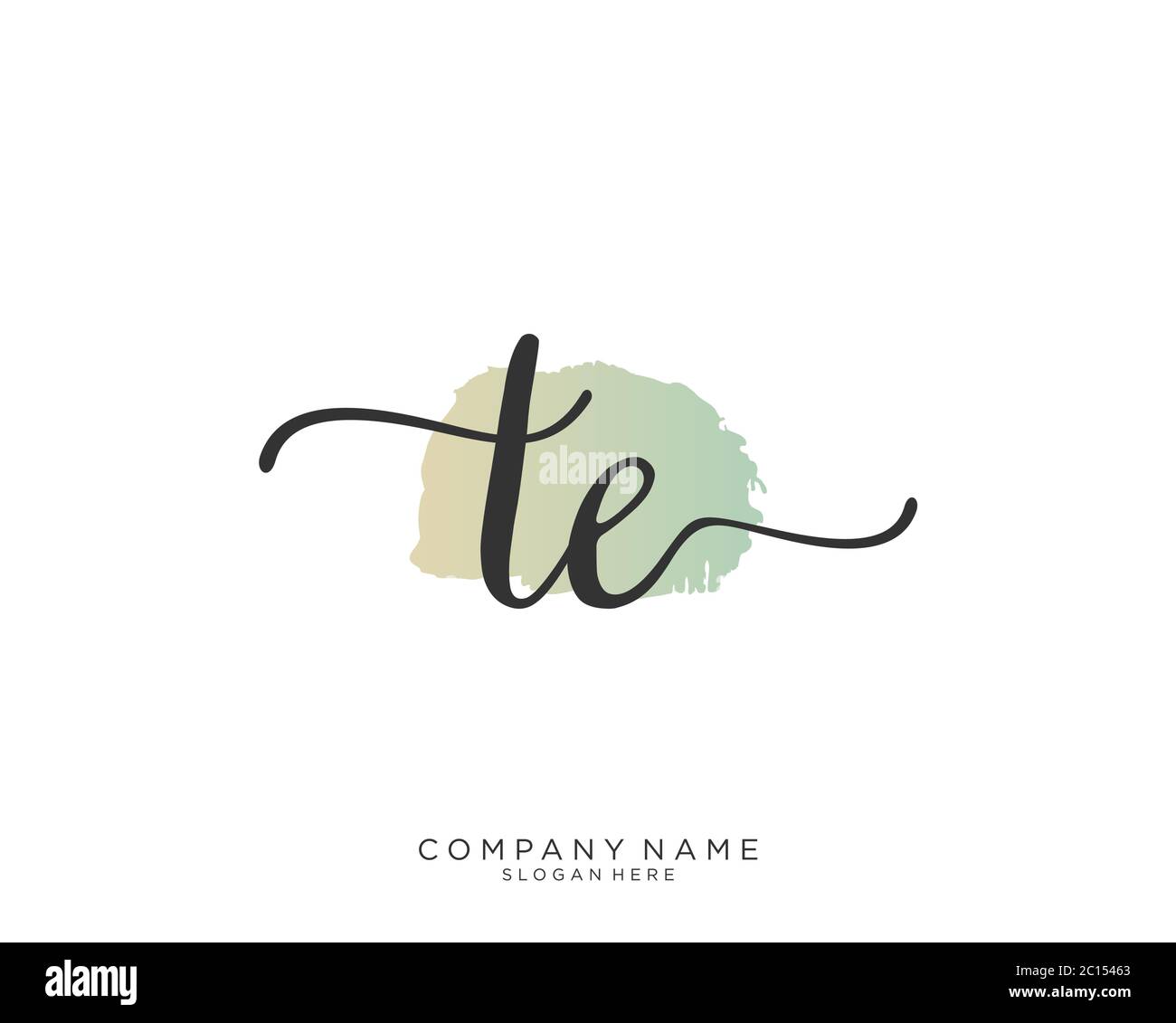 Te Initials Logo Hi Res Stock Photography And Images Alamy