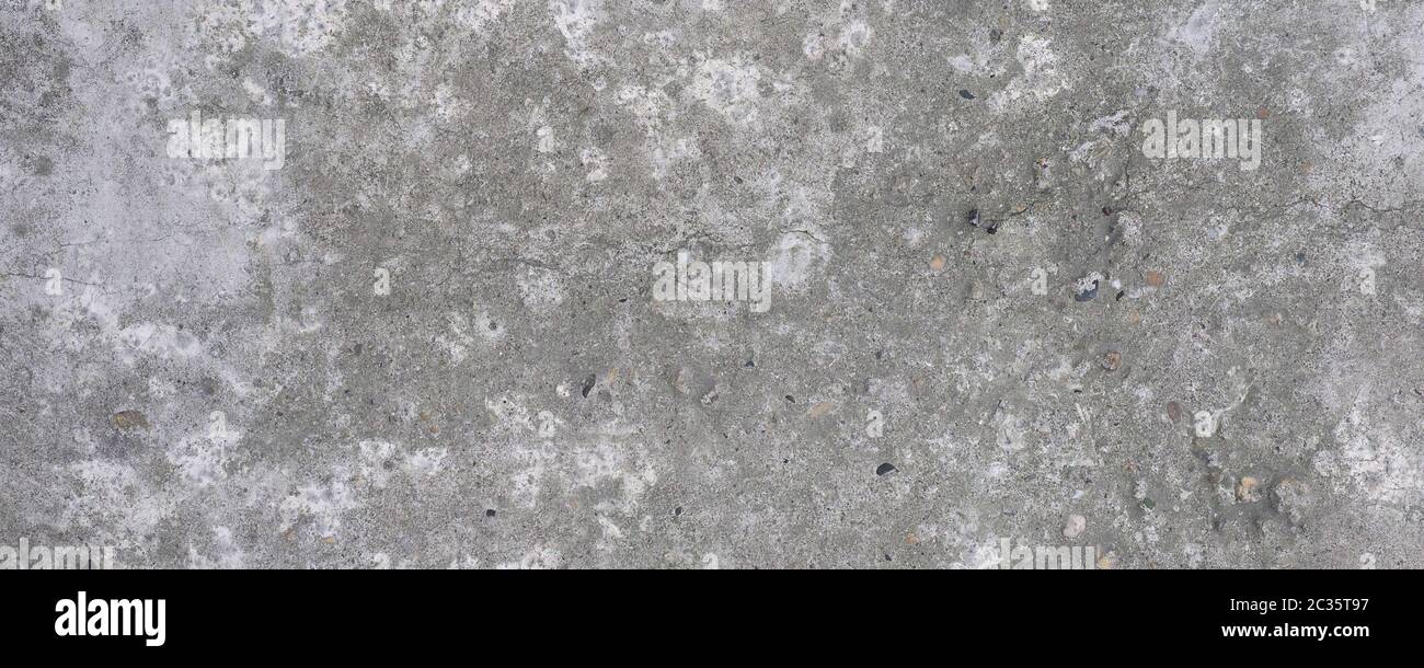 Wide Weathered Grey Concrete Texture Useful As A Background Stock Photo