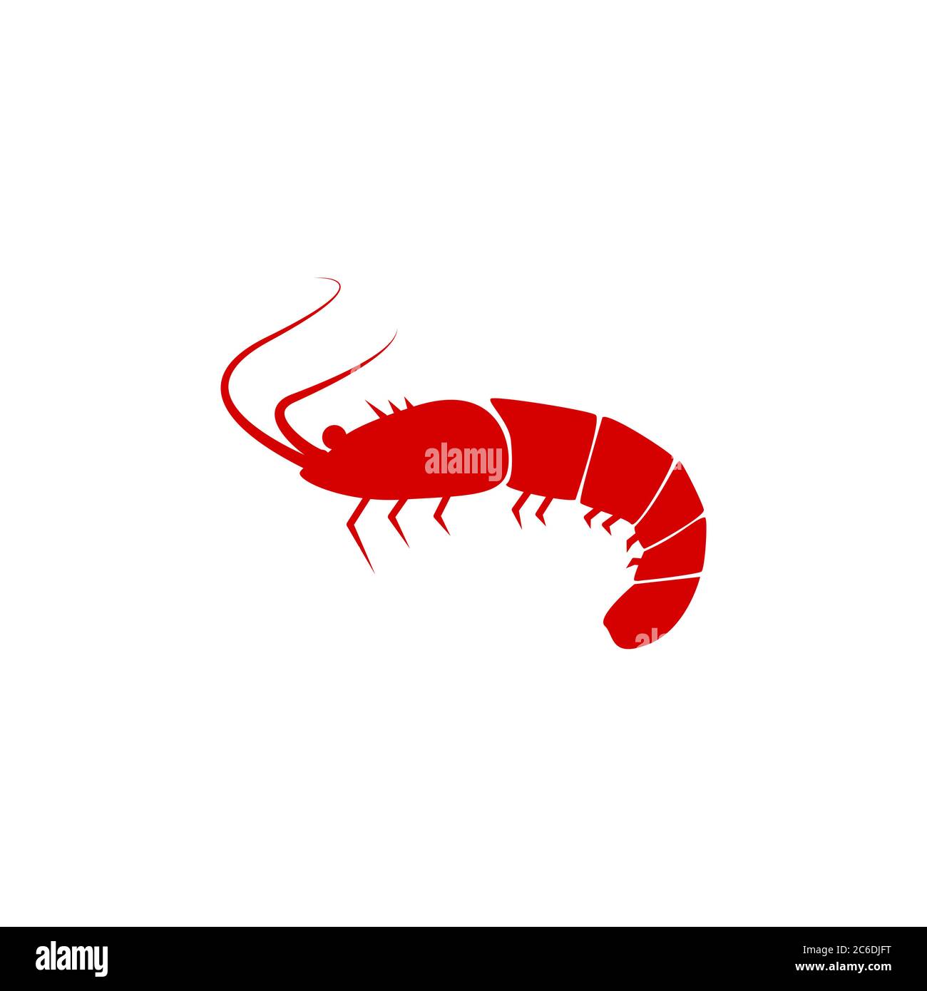 Shrimp Vector Design Template Illustration Stock Vector Image Art Alamy