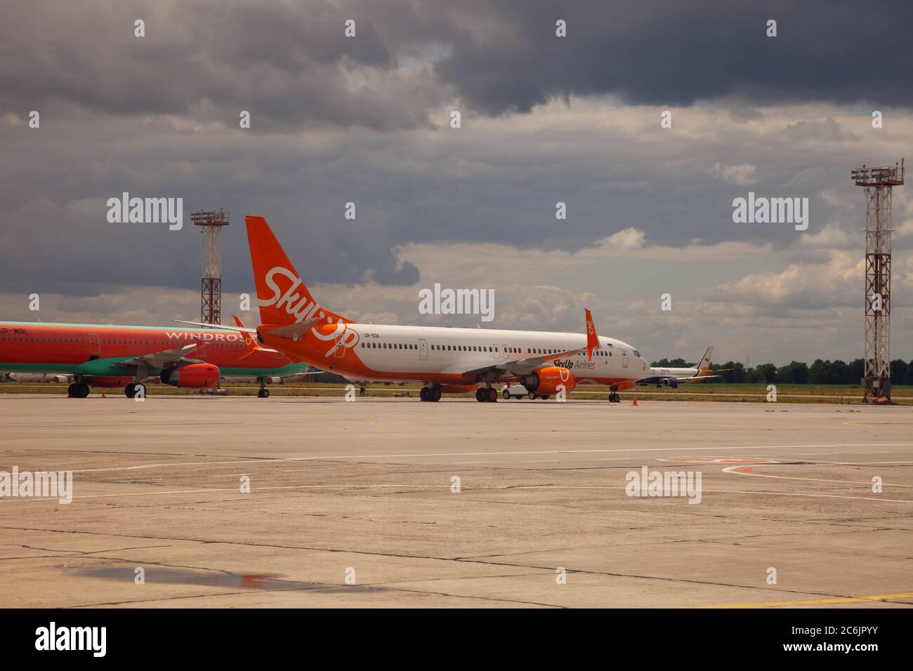 Ukraine Kyiv July Passenger Aircraft Plane Skyup Airlines