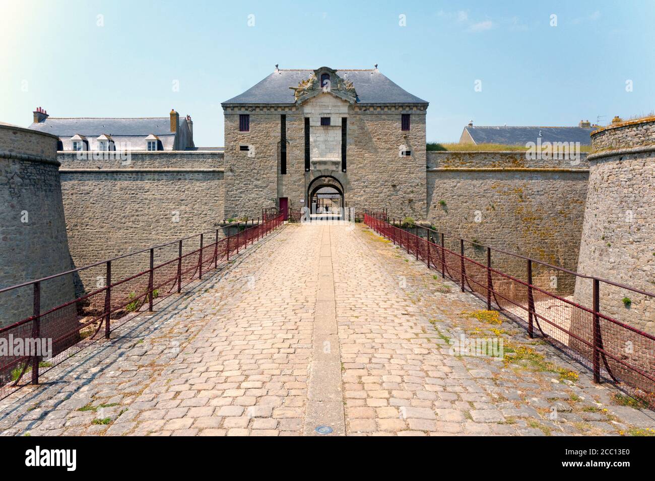 Europe France Bretagne Morbihan Port Louis La Citadelle Stock