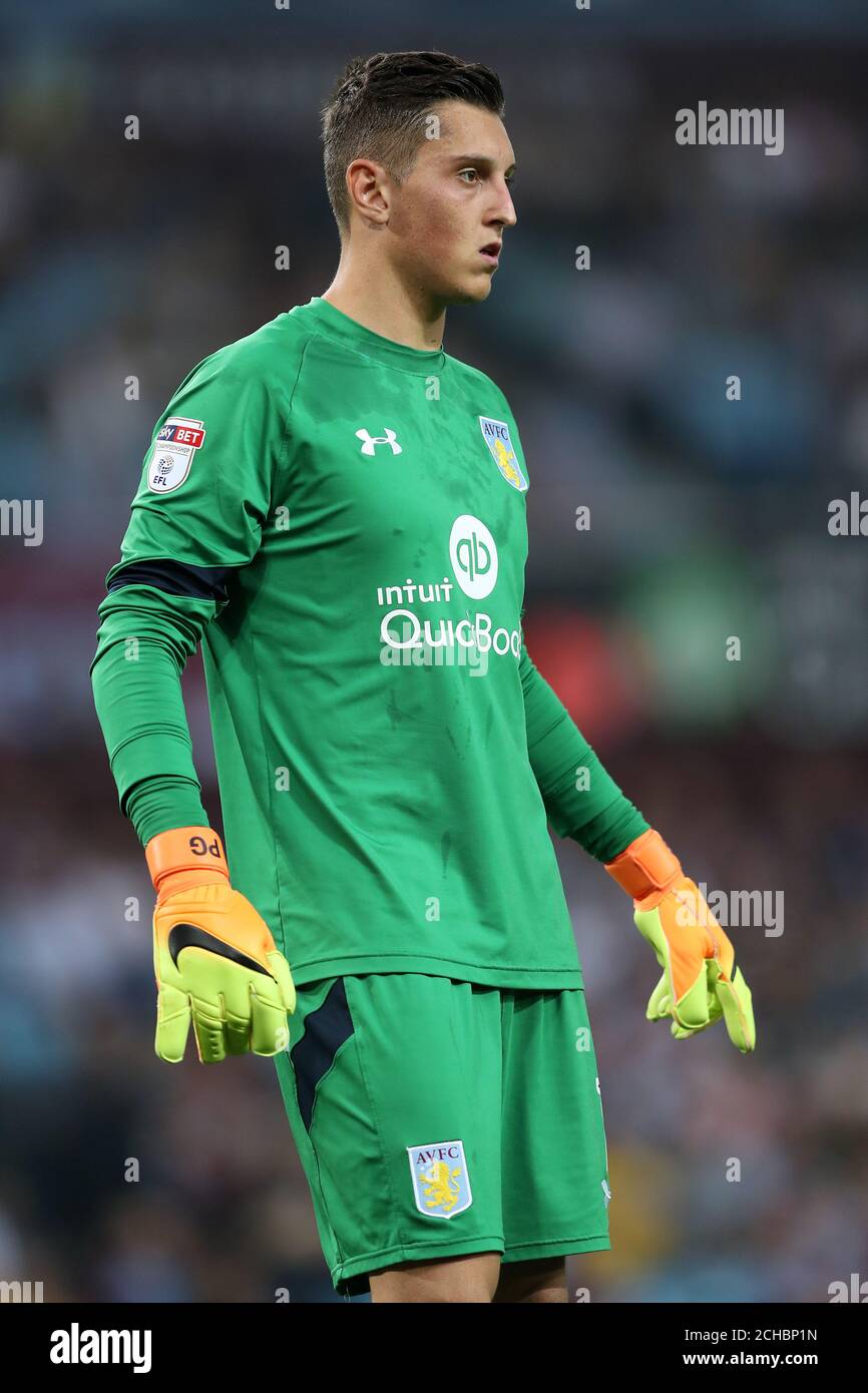 Aston Villa Goalkeeper Pierluigi Gollini Hi Res Stock Photography And