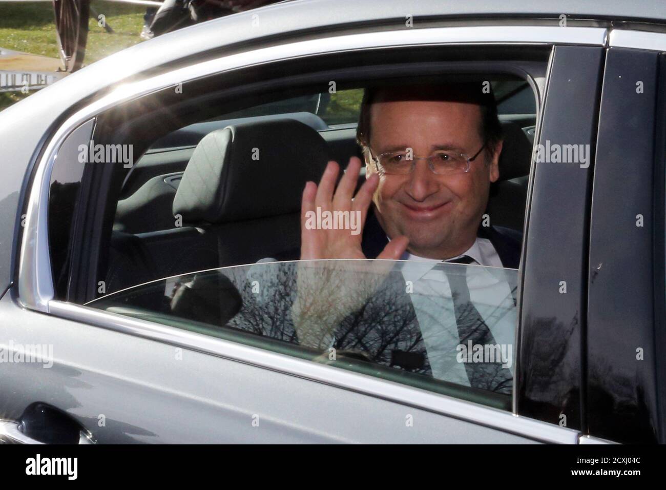 Foto do carro de François Hollande Citroen DS5