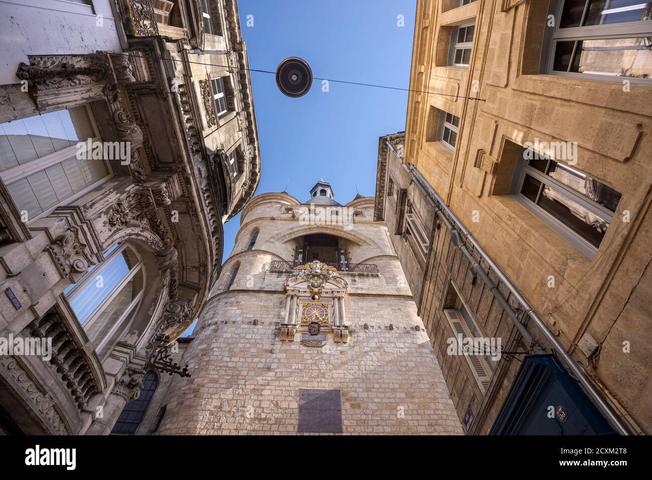 The Big Bell Of Bordeaux France It Is The Belfry Of The Old Town Hall