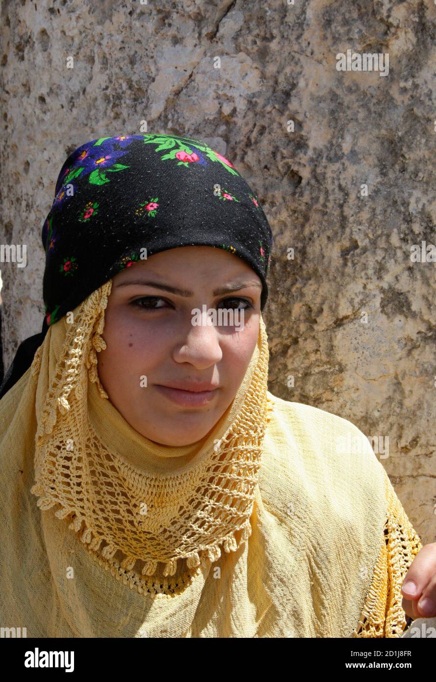 Woman Wearing Traditional Dress Syria Hi Res Stock Photography And