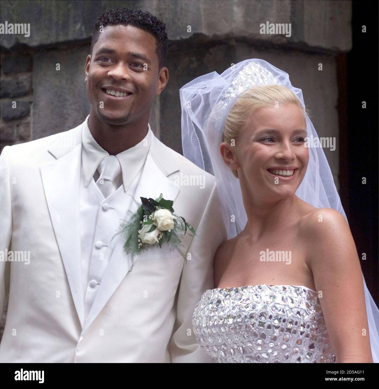 Patrick Kluivert with Wife Rosanna Lima 
