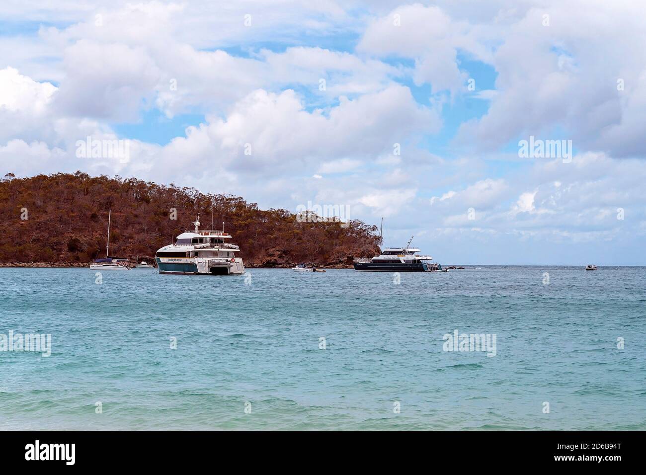 Yeppoon Queensland Australia December 2019 Tourist Boats Moored