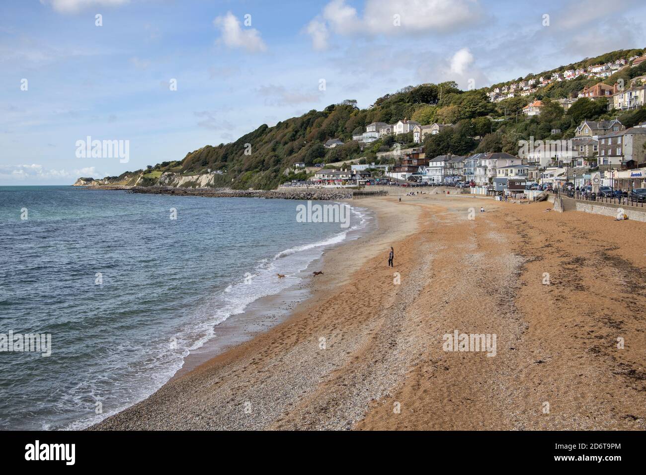 The Fine Sandy Beach At Ventnor On The Isle Of Wight Stock Photo Alamy