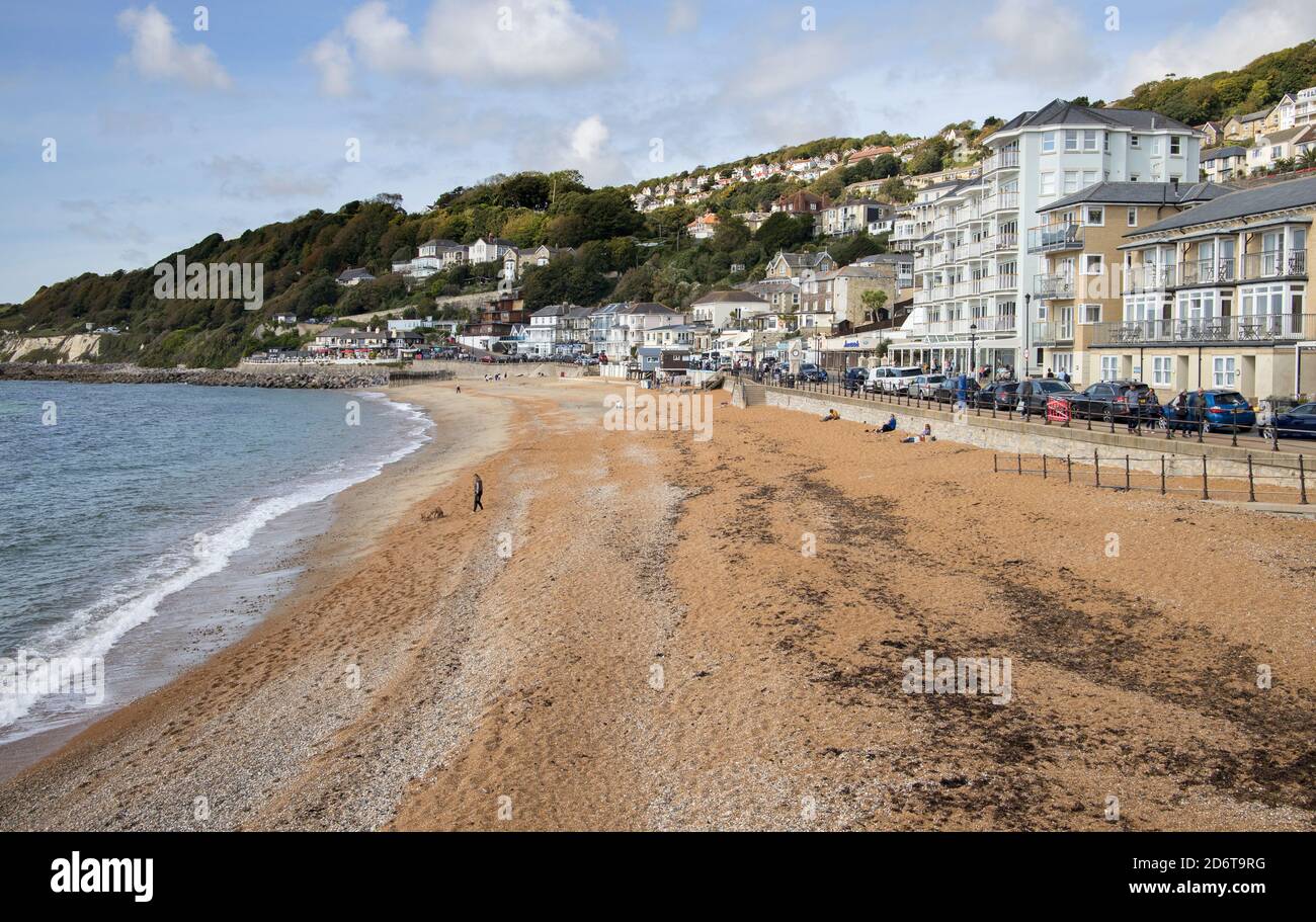 The Fine Sandy Beach At Ventnor On The Isle Of Wight Stock Photo Alamy