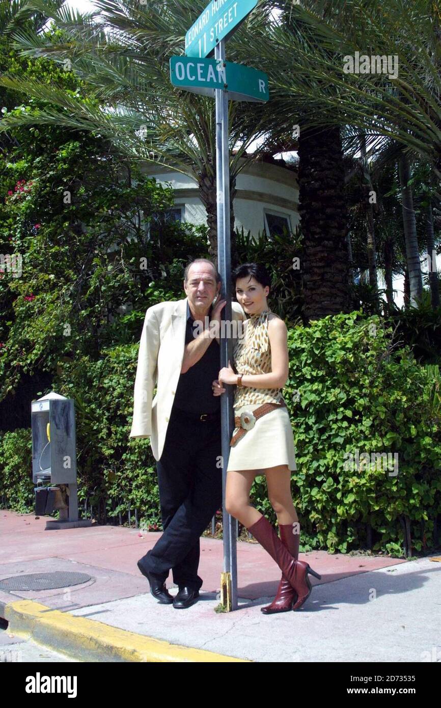 German Eurovision Songwriter Ralph Siegel And Girlfriend Pose For A