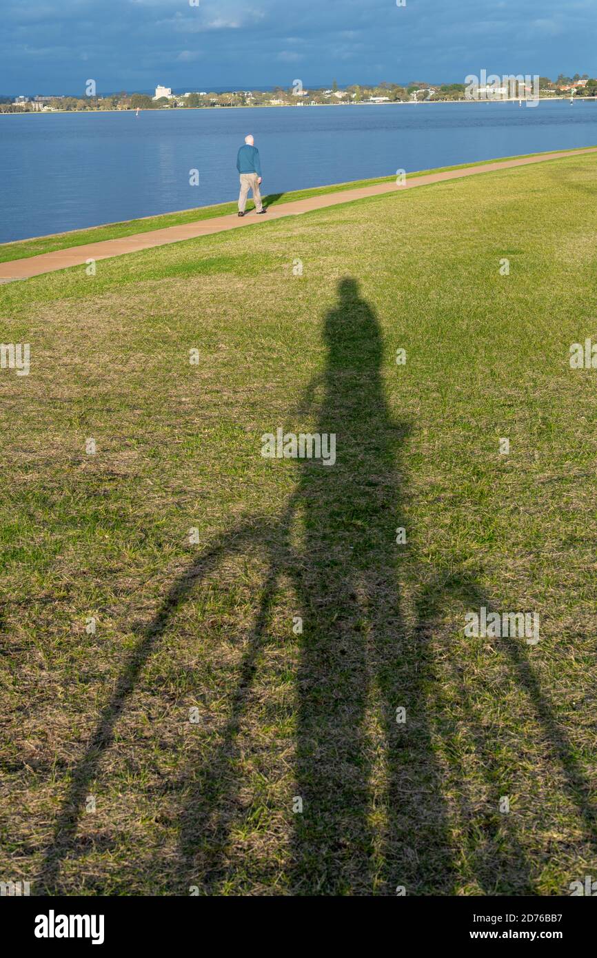 Cyclist Walker Hi Res Stock Photography And Images Alamy