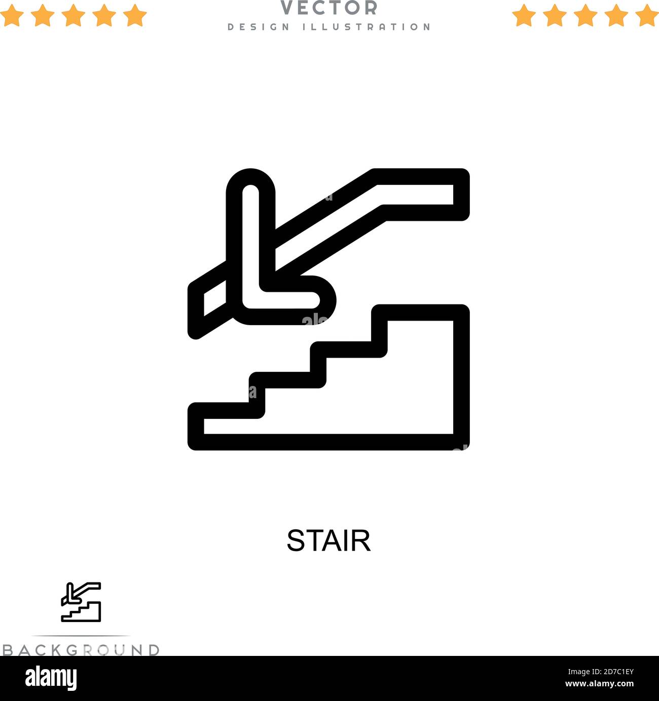 Stair Icon Simple Element From Digital Disruption Collection Line