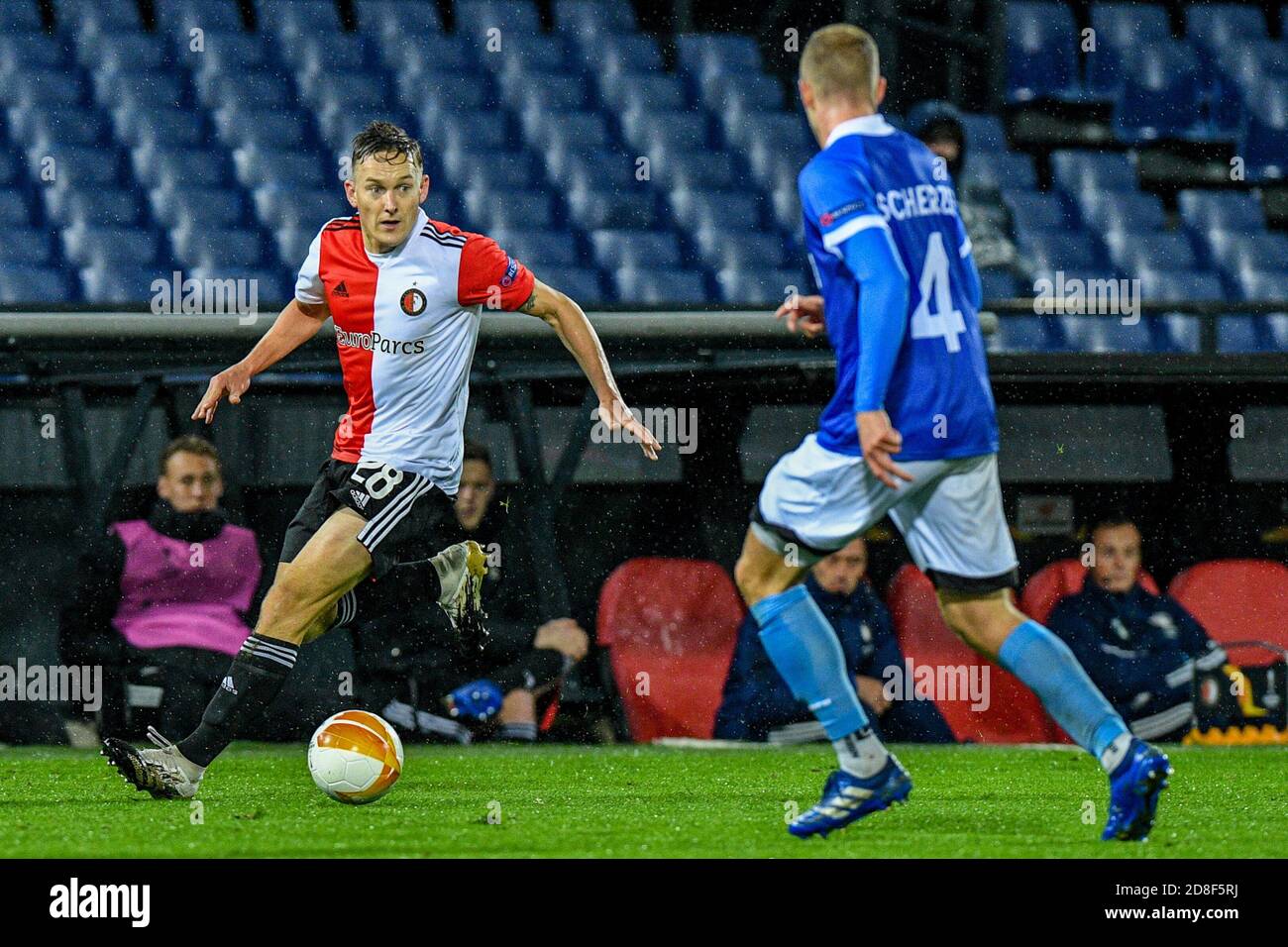 Rotterdam Netherlands October Jens Toornstra Of Feyenoord