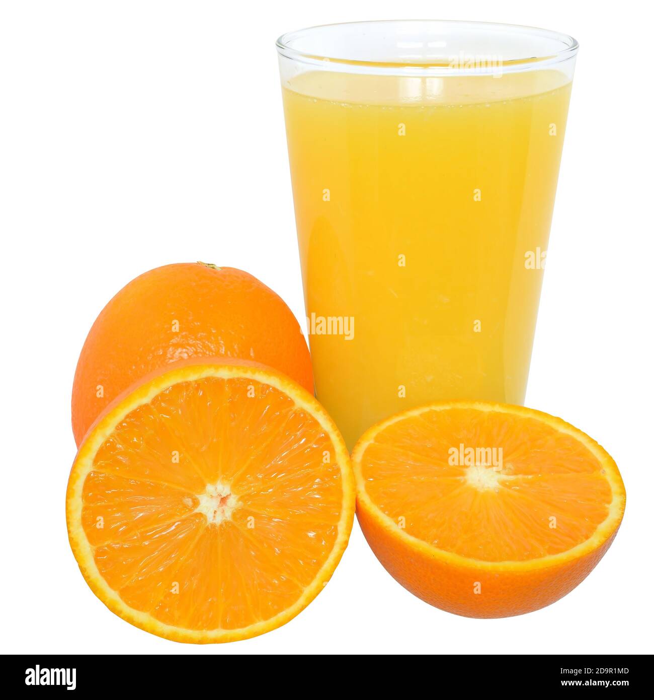 Orange Juice Isolated On A White Background Stock Photo Alamy