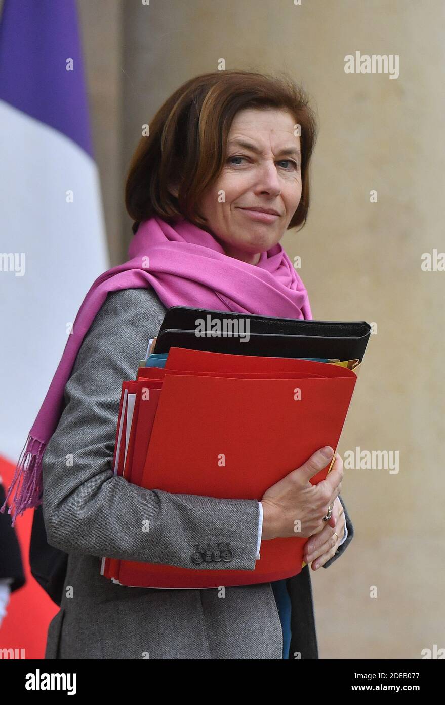 Florence Parly Leaving Following The Weekly Cabinet Meeting At The