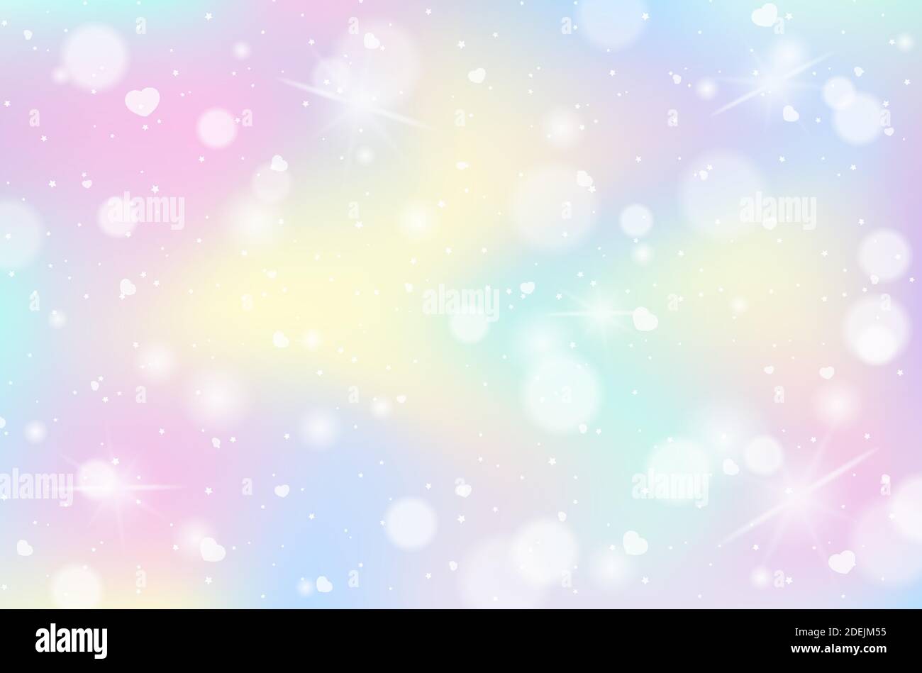 Rainbow Pastel Blurred Background Illustration Stock Vector Image Art