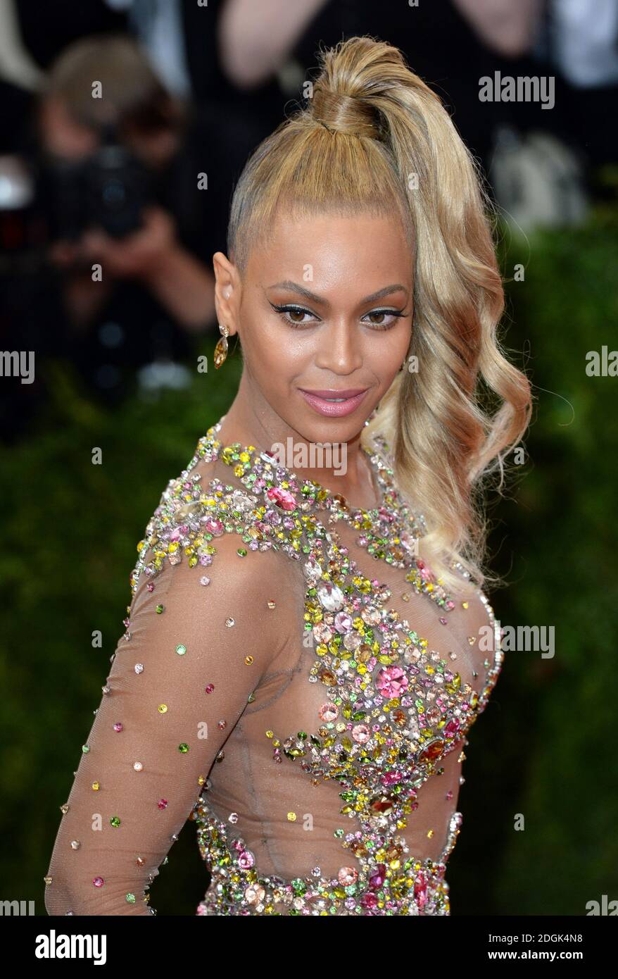 Beyonce Knowles Attending The Metropolitan Museum Of Art Met Gala In