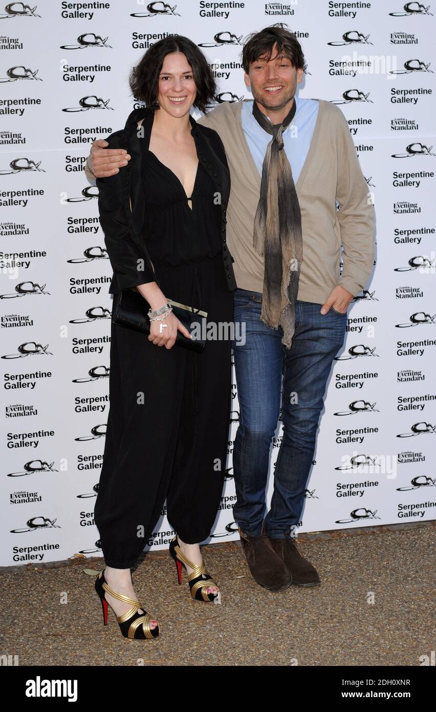 Alex James with beautiful, cute, Wife  Claire Neate  