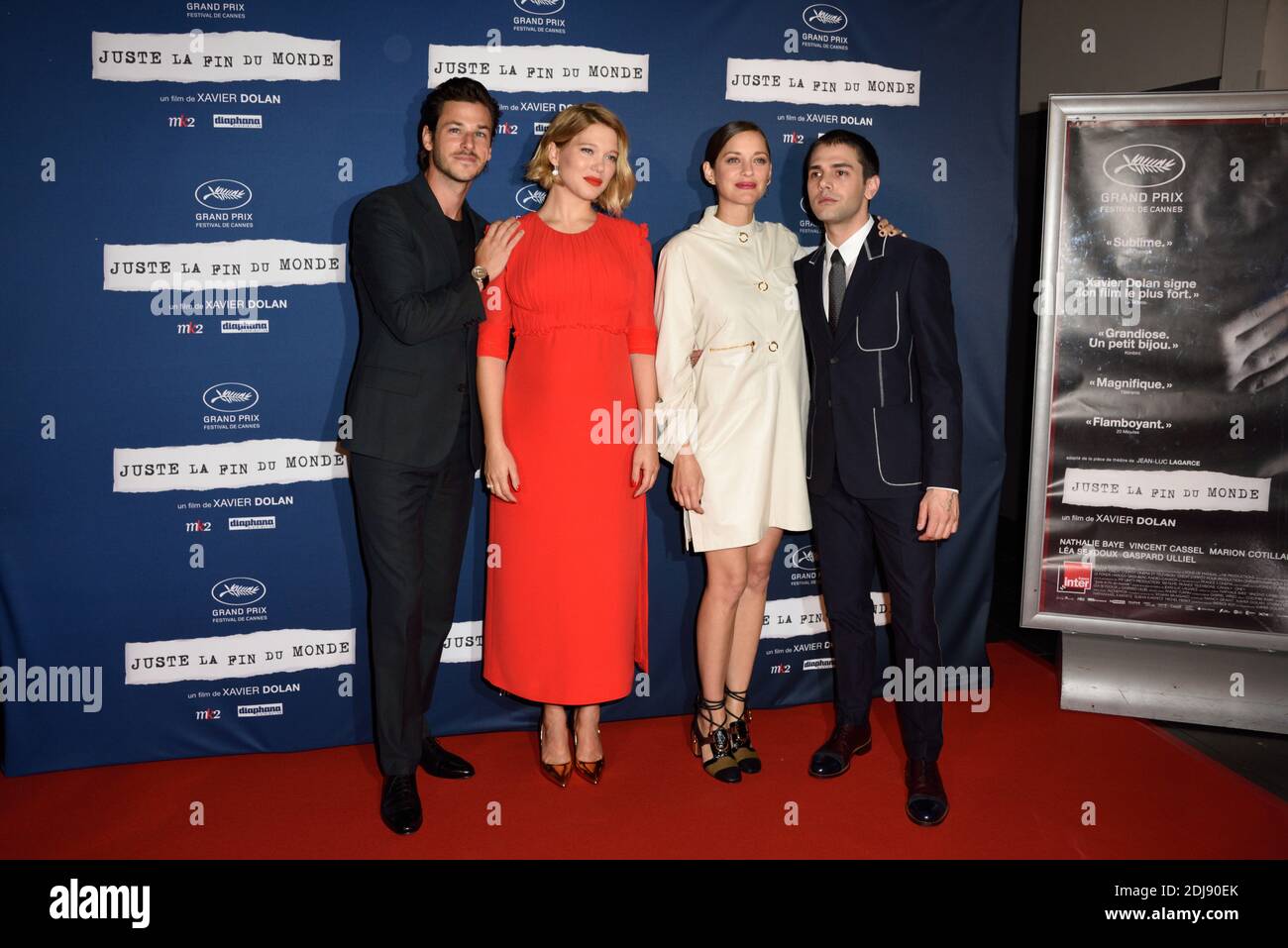 Gaspard Ulliel Xavier Dolan Marion Cotillard L A Seydoux Attending